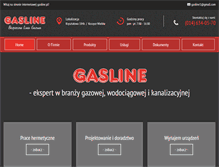 Tablet Screenshot of gasline.pl